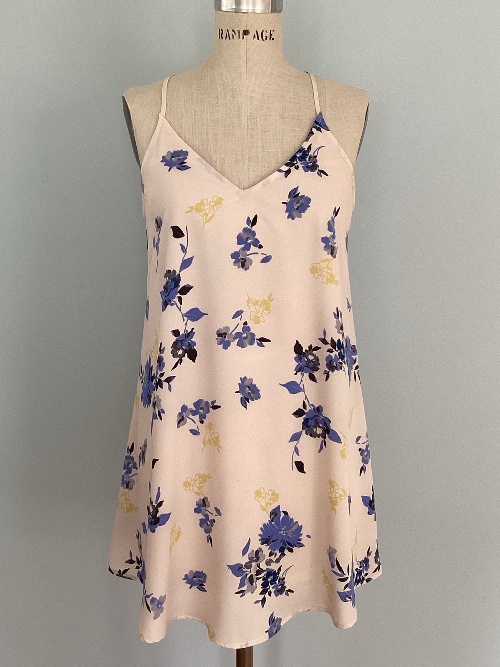 Lush Floral Print Floral Slip Dress Size Small